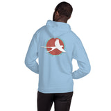 Unisex Hoodie White Scissor-Tail