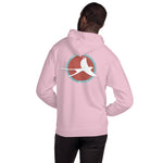 Unisex Hoodie White Scissor-Tail